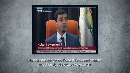 Demirtaş, HDP tarafından hazırlanan 6-8 Ekim videosunu paylaştı: Gerçekler, hiç de anlatıldığı gibi değildi