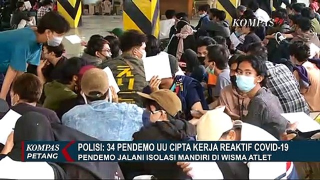 Dari 34 Pendemo UU Cipta Kerja Reaktif Covid-19, 5 Diantaranya Positif Corona