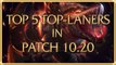 Top 5 Top-Laners in LoL Patch 10.20