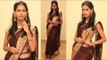 Perfect saree drape in 10 mins! | Pattu Saree Draping Tamil