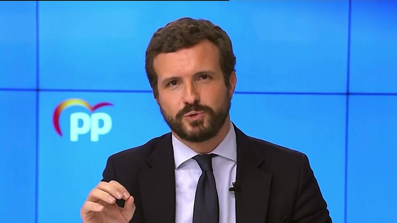 Respuesta de Pablo Casado al Gobierno tras la declaración del estado de alarma en Madrid