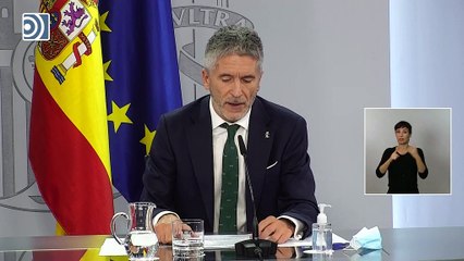 Marlaska explica el dispositivo policial que se despliega en Madrid para el estado de alarma