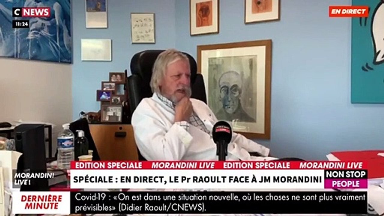 Didier Raoult : "Je voudrais bien que des journalistes d'investigations interrogent les gens responsables de ces essais"