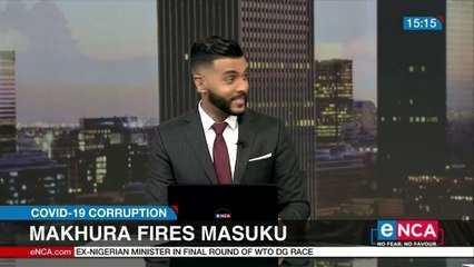 Karima Brown reacts after Makhura fires Masuku