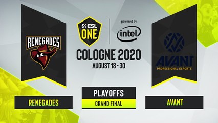 CSGO - Renegades vs. AVANT [Dust2] Map 1 - ESL One Cologne 2020 - Grand final - OCE