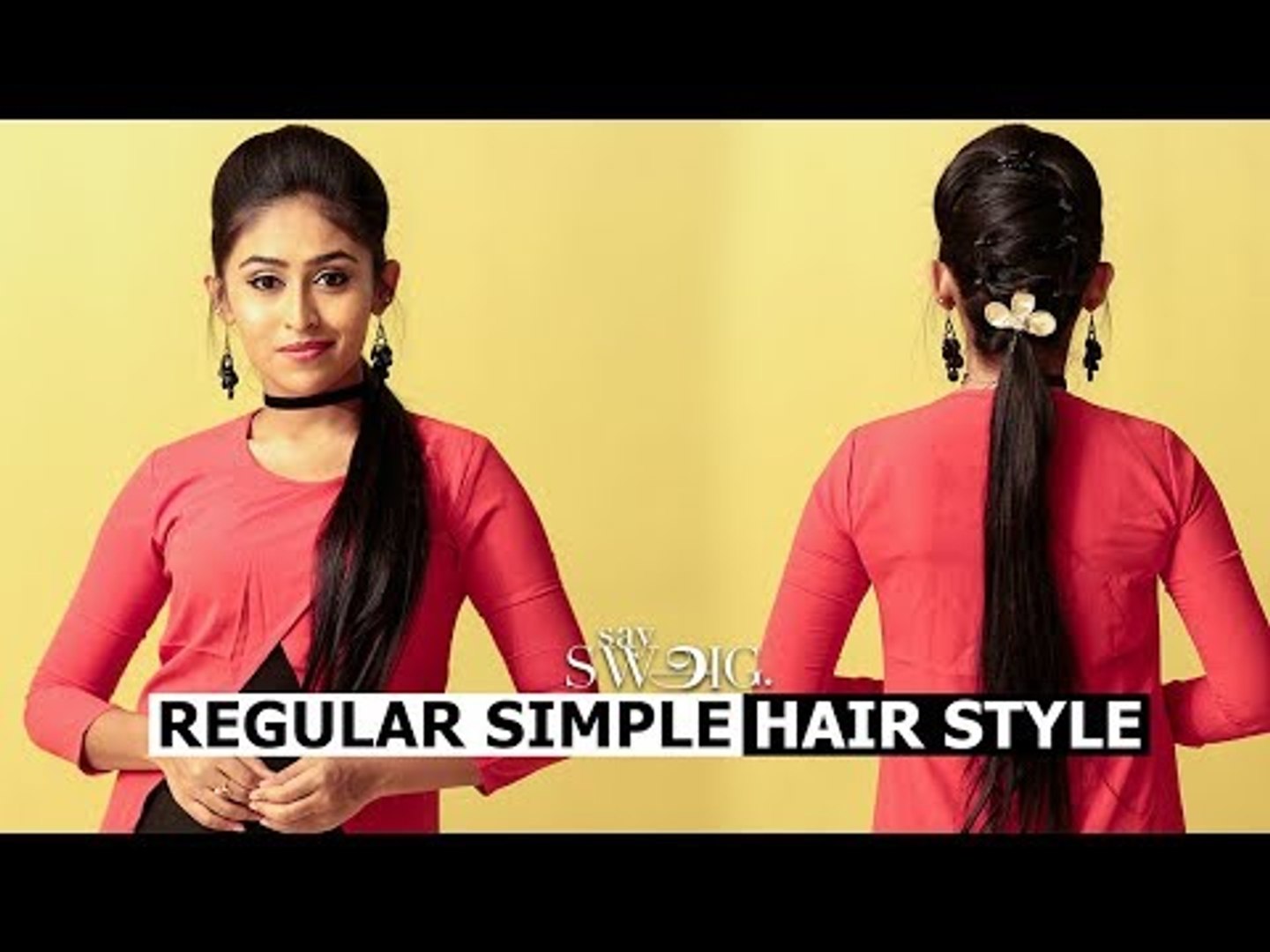 Pony Tail hair style Tricks | Beauty Tips in Tamil - video Dailymotion