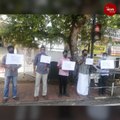 Kerala journalists protest the arrest of Siddique Kappen in UP