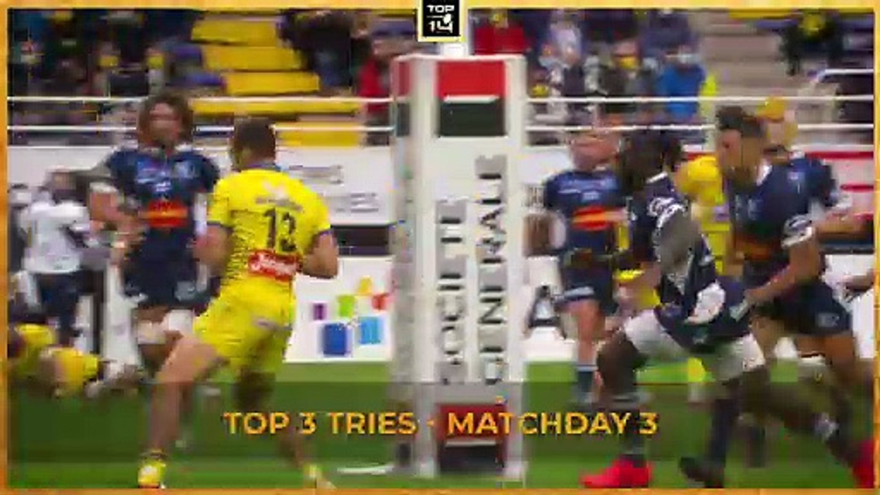 TOP 3 Tries - Matchday 3 - TOP 14 - Season 20/21