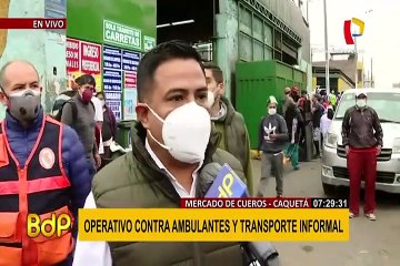 Rímac: autoridades ponen orden en mercado de Caquetá