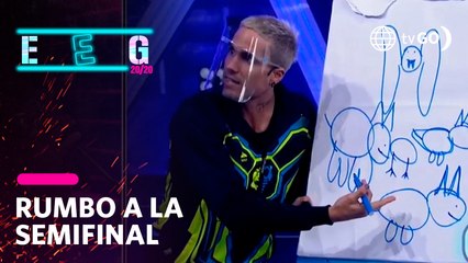 EEG Rumbo a la Semifinal: Gino Assereto confundió a Said Palao con curiosos dibujos.