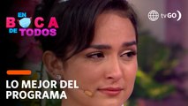 En Boca de Todos: Daniela Darcourt rompió en llanto por hermosa sorpresa de su mamá