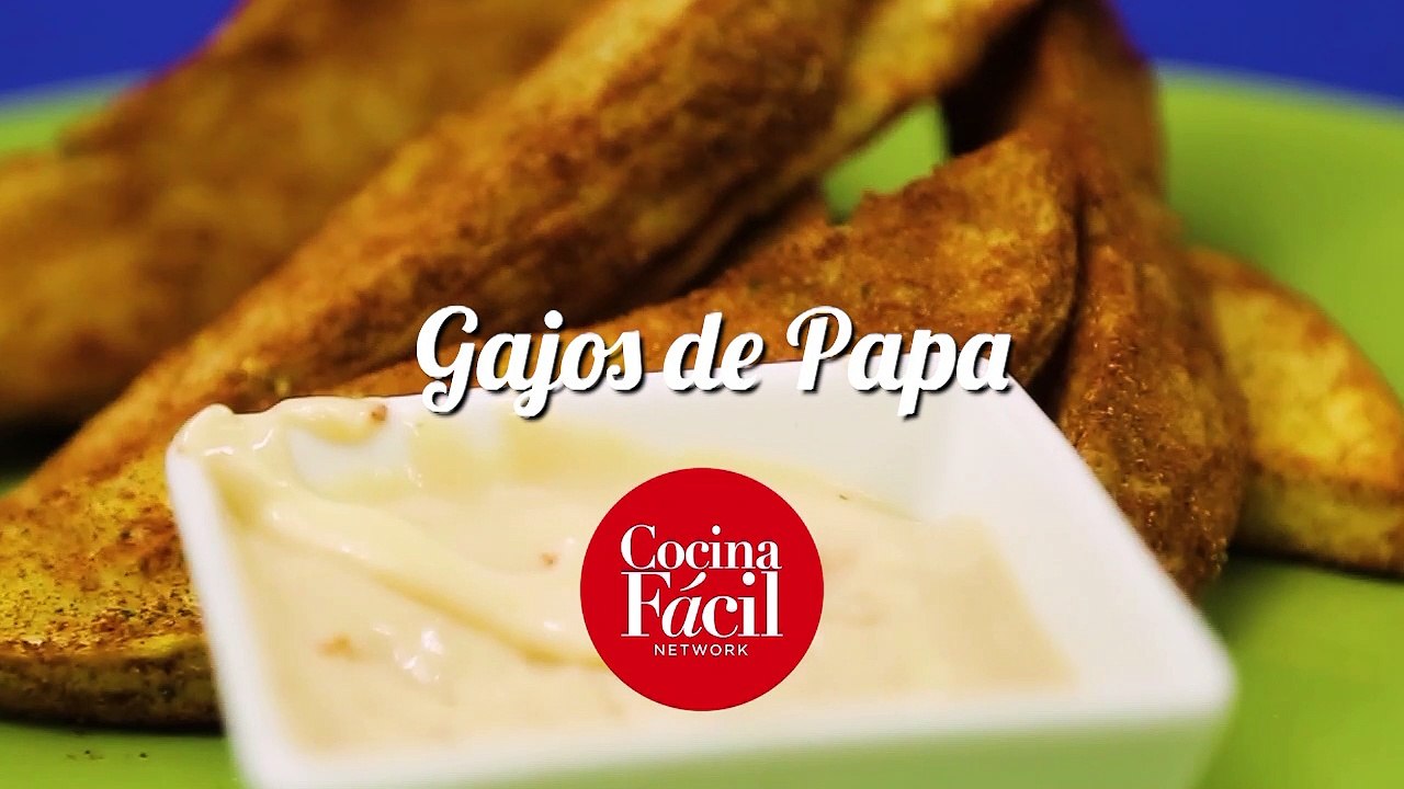 Receta de papas en gajo