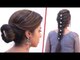5 Minute Function Hairstyles for Girls! | Twisted Braid | Donut Bun