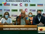 Alianza Democrática presenta candidatos rumbo a Elecciones Parlamentarias 2020 el 6D