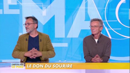 Frédéric Lopez et Patrice Leconte présentent l'association « Pour un sourire d’enfant »