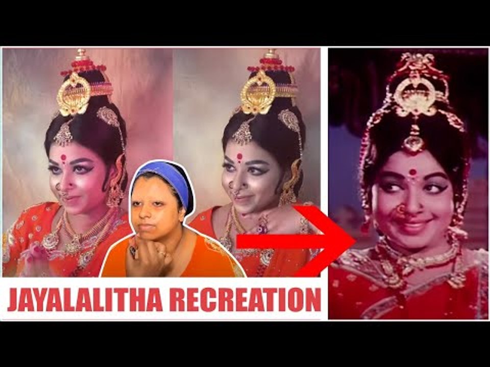 Jayalalithaa Makeup Recreation - Makeup Artist Kannan Rajamanickam