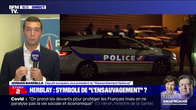 Policiers blessés à Herblay: pour Jordan Bardella, cet acte est l'énième preuve que l'ensauvagement de notre pays est une réalité