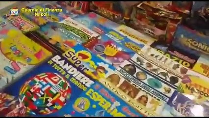 Napoli - Sequestrati 12.400 prodotti contraffatti, anche mascherine (08.10.20)