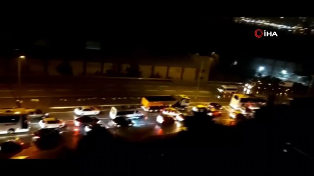 Yağış nedeniyle Bursa-İstanbul yolunda kilometrelerce araç kuyruğu oluştu