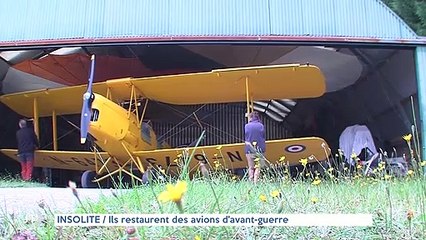INSOLITE / Ils restaurent des avions d'avant-guerre
