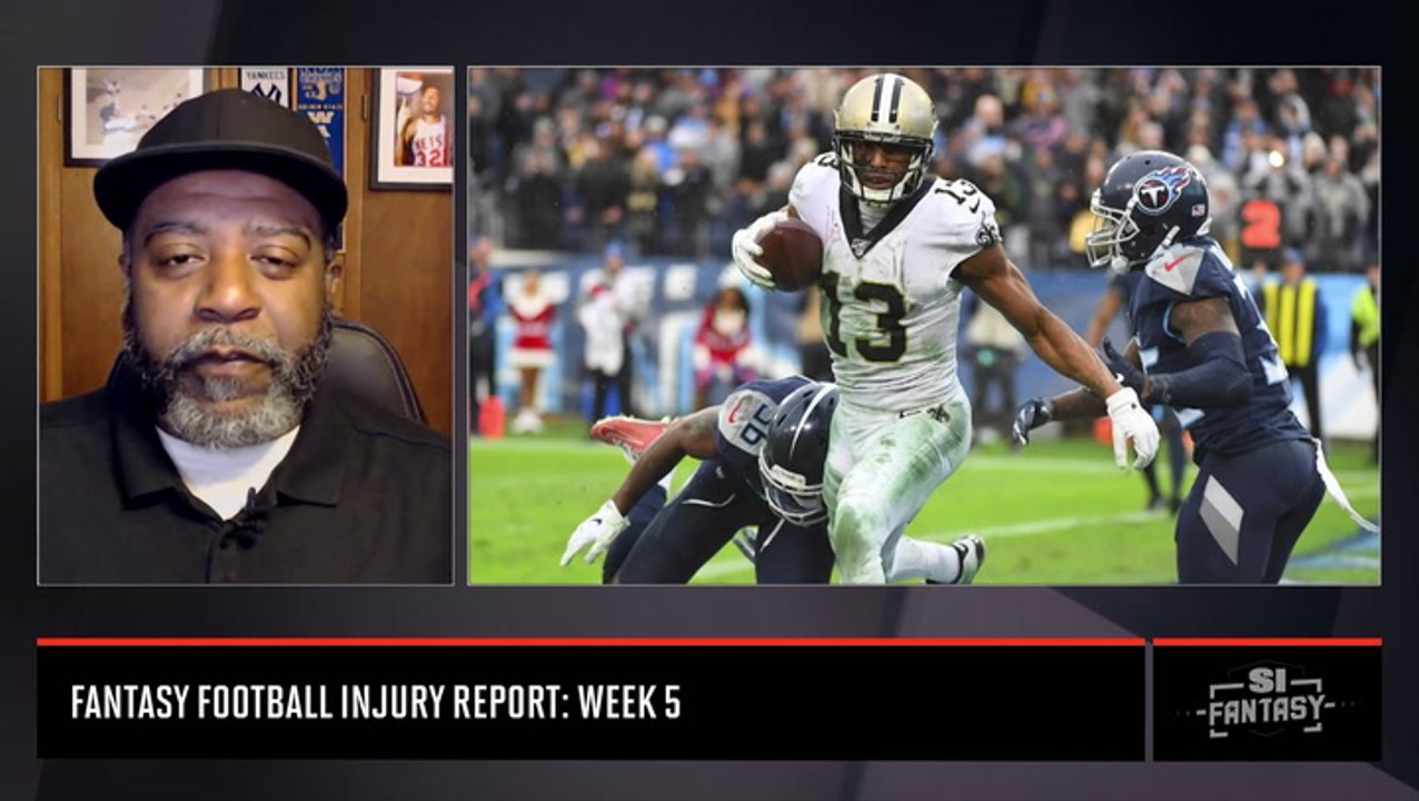 Week 5 Fantasy Football Injury Report: Lamar Jackson, Michael Thomas, Julio Jones, and Raheem Mostert