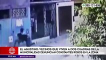 Vecinos de El Agustino denuncian constantes robos | Primera Edición (HOY)