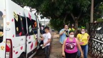 Crianças atendidas pelo CCI recebem visita do Delivery da Alegria no Morumbi