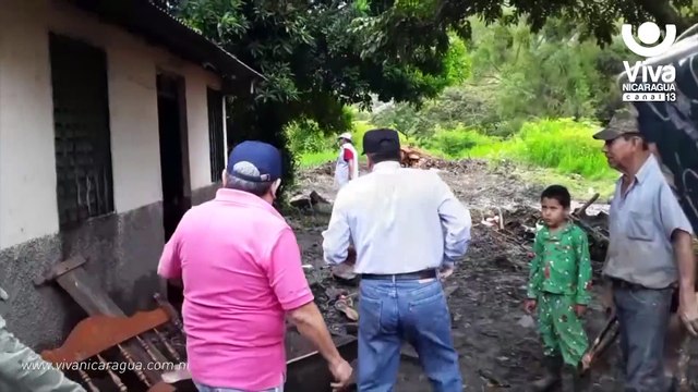 Autoridades evalúan daños ocasionados por lluvias en Jinotega