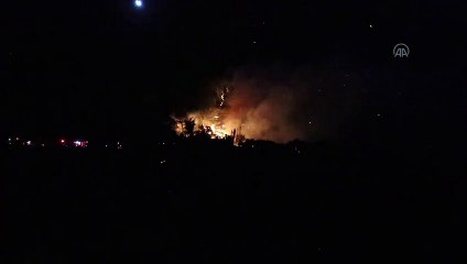 Hatay'daki orman yangını ilerlemeye devam ediyor