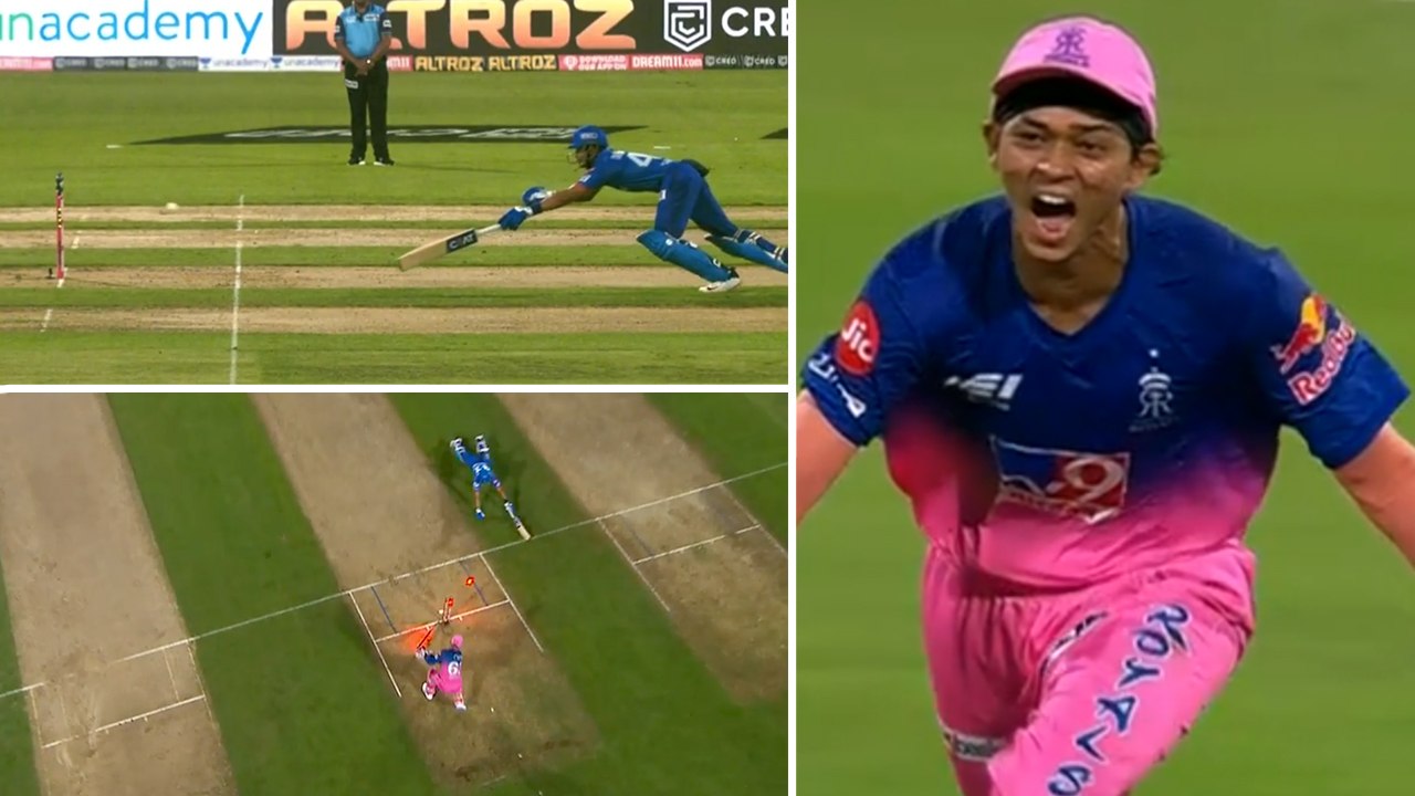 DC vs RR: Shreyasஐ Run-Out செய்த Yashasvi Jaiswal  | OneIndia Tamil