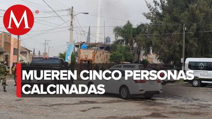 Mueren cinco personas tras balacera e incendio en Tonalá