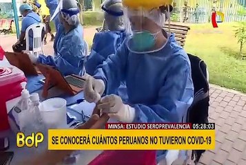 COVID-19: Minsa busca determinar número de peruanos que aún no se contagian