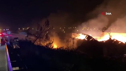 Hatay'da orman yangını devam ediyor