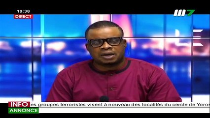 JT BAMBARA 19H30 DU 09 OCTOBRE 2020