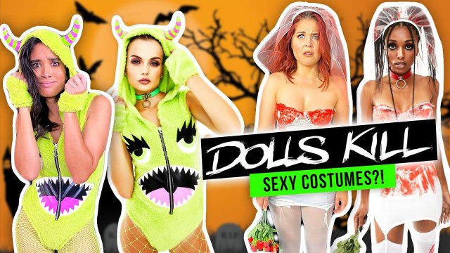 Trying Sexy Halloween Costumes From Dolls Kill!