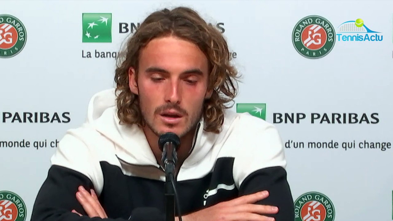 Roland-Garros 2020 - Stefanos Tsitsipas : Je suis heureux mais en même temps j'aurais pu avoir un meilleur résultat contre Novak Djokovic"