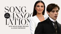 Millie Bobby Brown & Louis Partridge Sing Dua Lipa and Destiny's Child in a Game of Song Association | ELLE