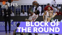 Efes Block of the Round: Hassan Martin, Olympiacos Piraeus