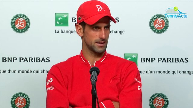 Roland-Garros 2020 - Novak Djokovic : Je ne pense pas qu'il existe un champion autre que Rafael Nadal qui peut gagner autant de fois ce tournoi de Roland-Garros
