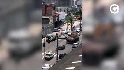 Perseguição policial é registrada na Rodovia Norte-Sul, na Serra