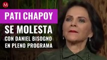 Quítenle el micrófono: Pati Chapoy se molesta con Daniel Bisogno en pleno programa