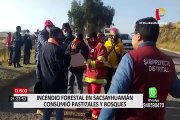 Cusco: aeronaves especiales ayudarán a controlar incendio forestal en Sacsayhuamán