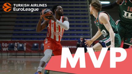 Turkish Airlines EuroLeague Regular Season Round 2 MVP: Jordan Loyd, Crvena Zvezda mts Belgrade