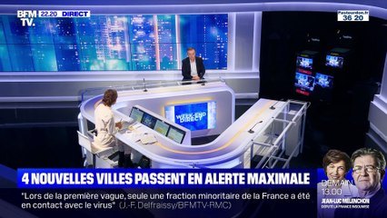 4 nouvelles villes passent en alerte maximale  - 09/10