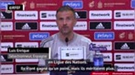 Ligue des Nations - Enrique : "Il faut se méfier de la Suisse"