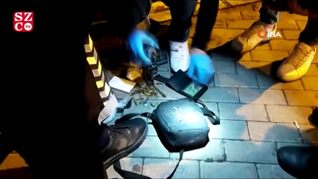 Nefes kesen kovalamacada, uyuşturucu ve silah çıktı