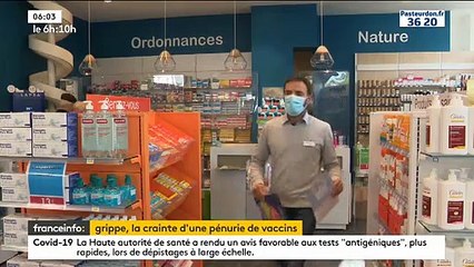 Скачать видео: Et si la France allait manquer cet hiver de vaccins contre la grippe en raison de la très forte demande mondiale suite à l'épidémie de Coronavirus ?