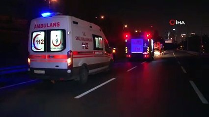 Kontrolden çıkaran araç takla atarak şarampole yuvarlandı