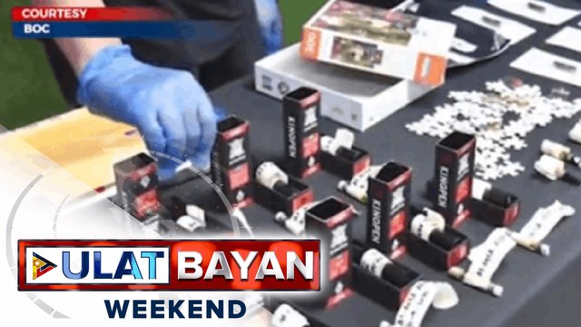 Vape liquid marijuana cartridge sa Pasay City, nakumpiska ng BOC at PDEA