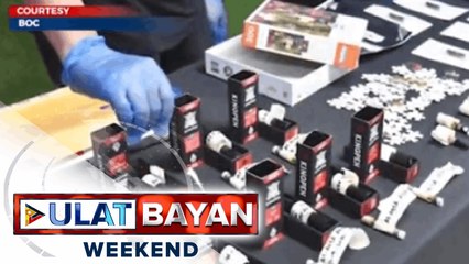 Vape liquid marijuana cartridge sa Pasay City, nakumpiska ng BOC at PDEA